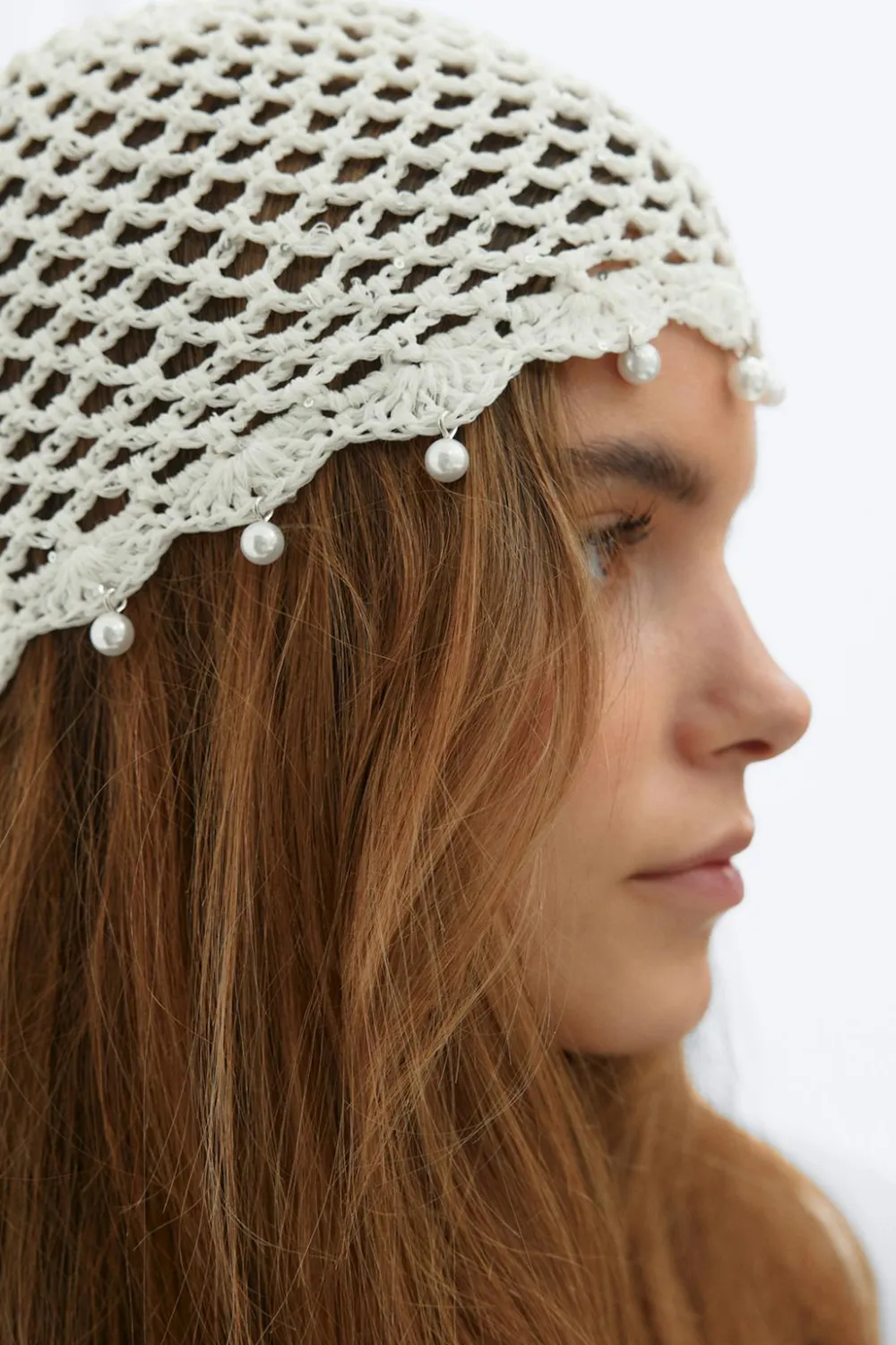 Gina Tricot Crochet beanie Hvit Best