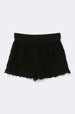 Gina Tricot 14+ crochet hort Svart Outlet