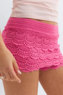 Gina Tricot 14+ crochet hort Rosa Sale