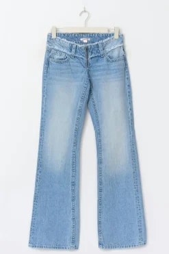 Gina Tricot 14+ cut off ooe jean Blå Best