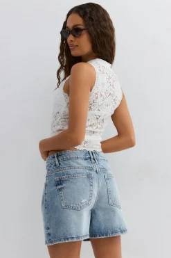 Gina Tricot Denim dream shorts Blå Online