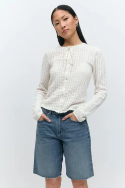 Gina Tricot Denim jorts Blå