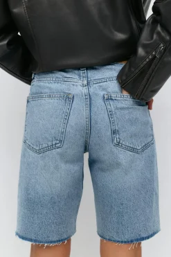 Gina Tricot Denim jorts Blå
