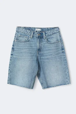 Gina Tricot Denim jorts Blå