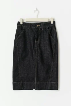 Gina Tricot Denim pencil skirt Blå New