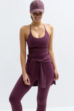 Gina Tricot Detaied back yoga inget Lilla New