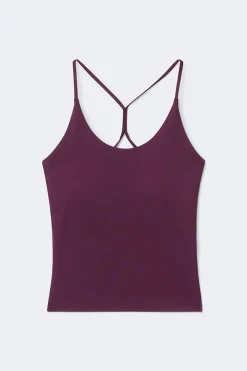 Gina Tricot Detaied back yoga inget Lilla New