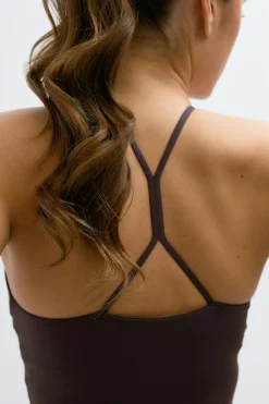 Gina Tricot Detaied back yoga inget Rød Sale