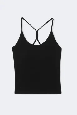 Gina Tricot Detaied back yoga inget Svart Hot