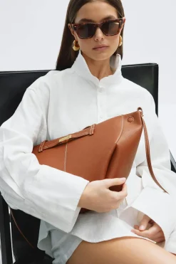 Gina Tricot Detail midi bag Beige Discount