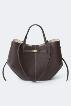 Gina Tricot Detail strap tote bag Brun New
