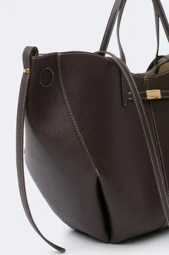 Gina Tricot Detail strap tote bag Brun New