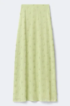 Gina Tricot 3d fora axi kirt Grønn New