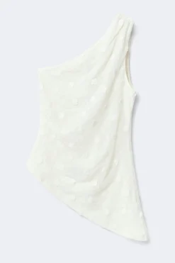Gina Tricot 3d one houder top Hvit