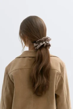 Gina Tricot Dotted scrunchie Svart Outlet