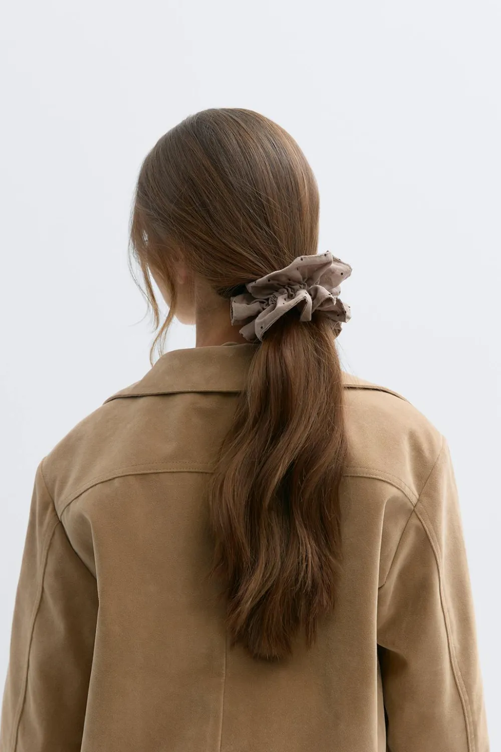 Gina Tricot Dotted scrunchie Svart Outlet