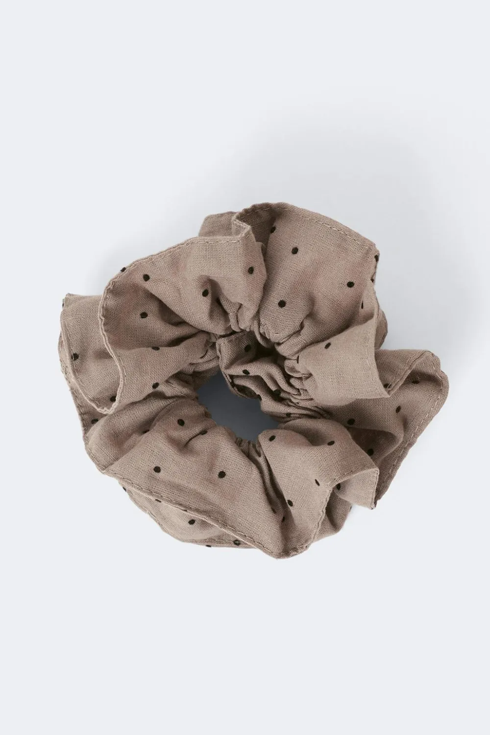 Gina Tricot Dotted scrunchie Svart Outlet
