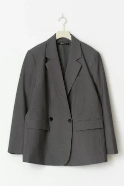 Gina Tricot Doube breated bazer Svart Discount