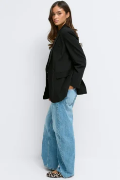 Gina Tricot Doube breated bazer Svart New