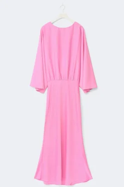 Gina Tricot Draped back maxi dress Rosa Sale