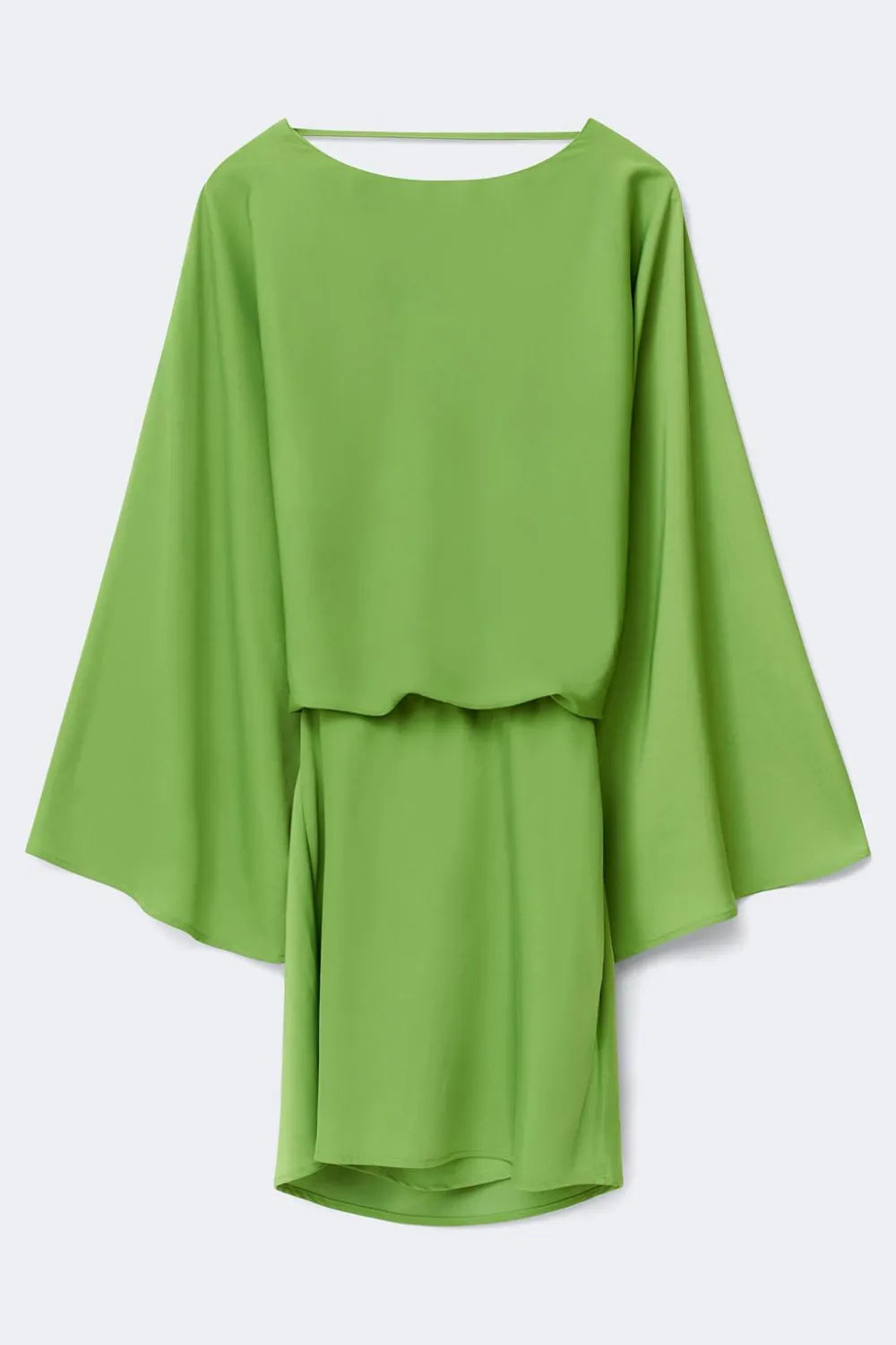Gina Tricot Draped back mini dress Grønn Discount