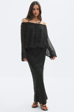 Gina Tricot Draped dre Svart Hot