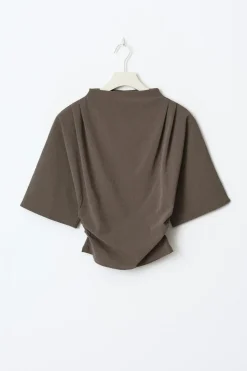 Gina Tricot Drapy top Beige Hot