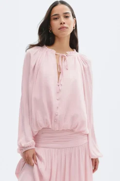 Gina Tricot Drapy top Rosa Hot