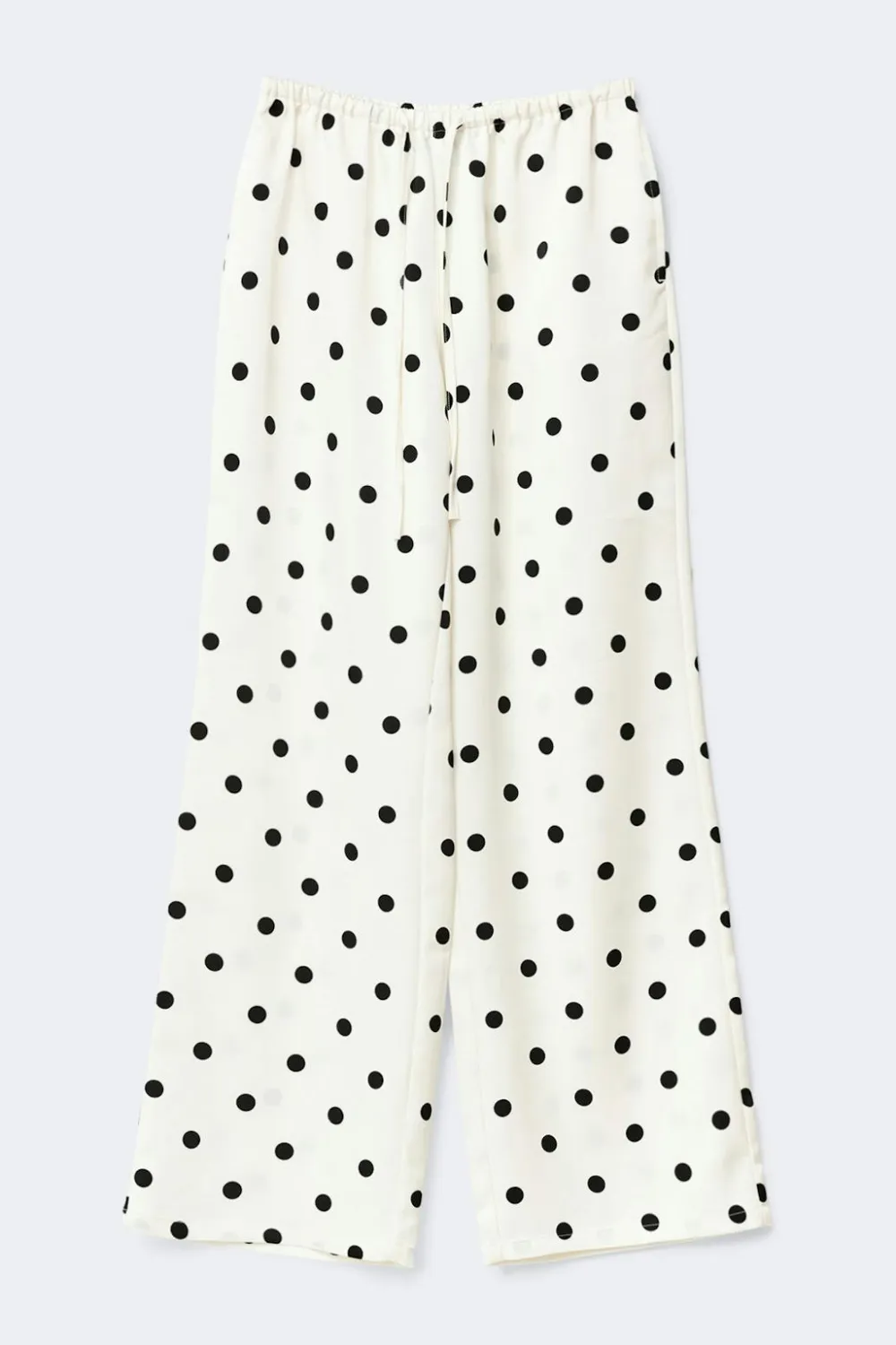 Gina Tricot Drawtring atin trouer Svart Discount