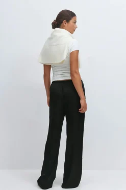 Gina Tricot Drawtring atin trouer Svart Online