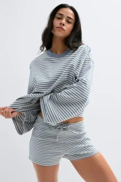 Gina Tricot Drawtring hort Blå Discount