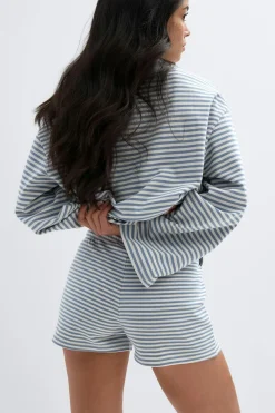 Gina Tricot Drawtring hort Blå Discount