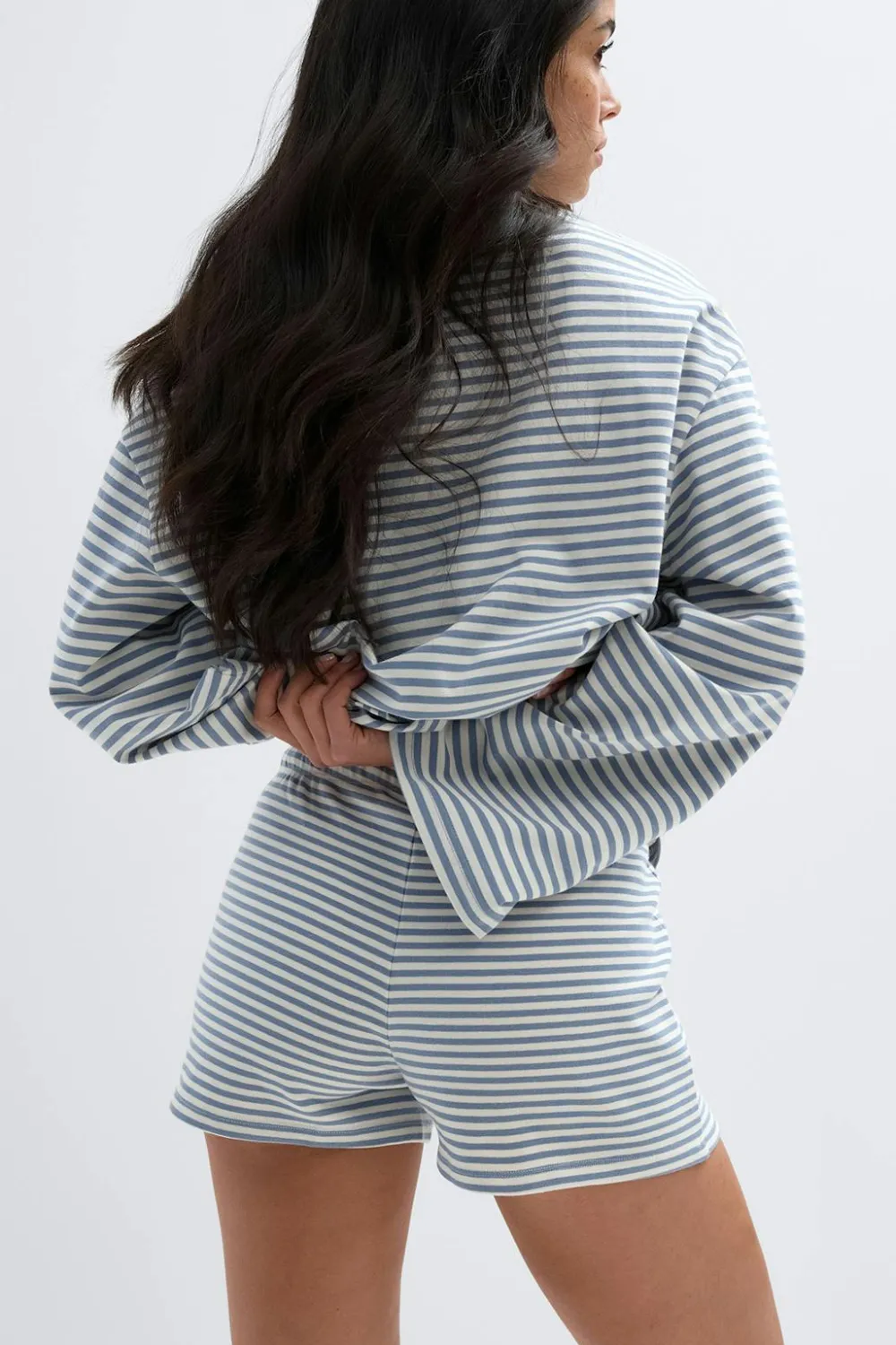 Gina Tricot Drawtring hort Blå Discount