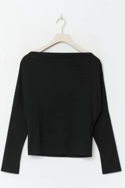 Gina Tricot Dropped houder top Svart Hot