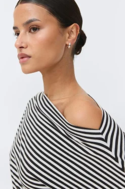 Gina Tricot Dropped houder top Hvit Discount