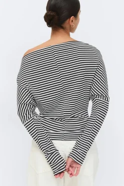 Gina Tricot Dropped houder top Hvit Discount