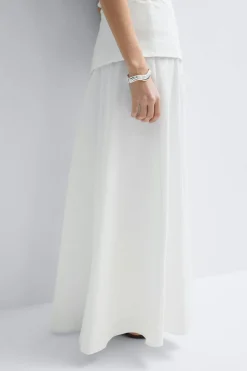 Gina Tricot Dropped wait kirt Hvit New