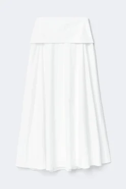 Gina Tricot Dropped wait kirt Hvit New