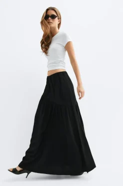Gina Tricot Dropped wait kirt Svart Online