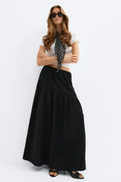 Gina Tricot Dropped wait kirt Svart Online