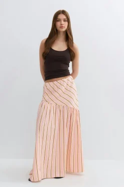 Gina Tricot Dropped wait kirt Rosa New