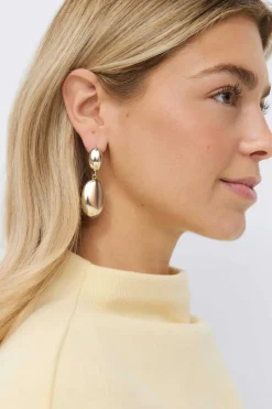 Gina Tricot Earrings Beige Sale