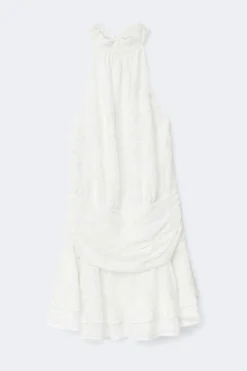 Gina Tricot Embroidery mini dress Hvit Sale