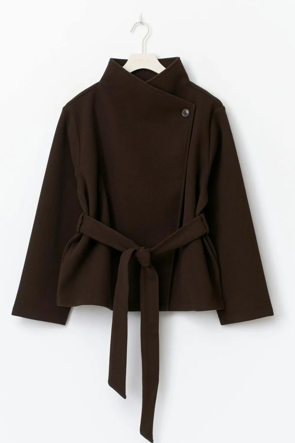 Gina Tricot 14+ fet wrap jacket Brun Outlet