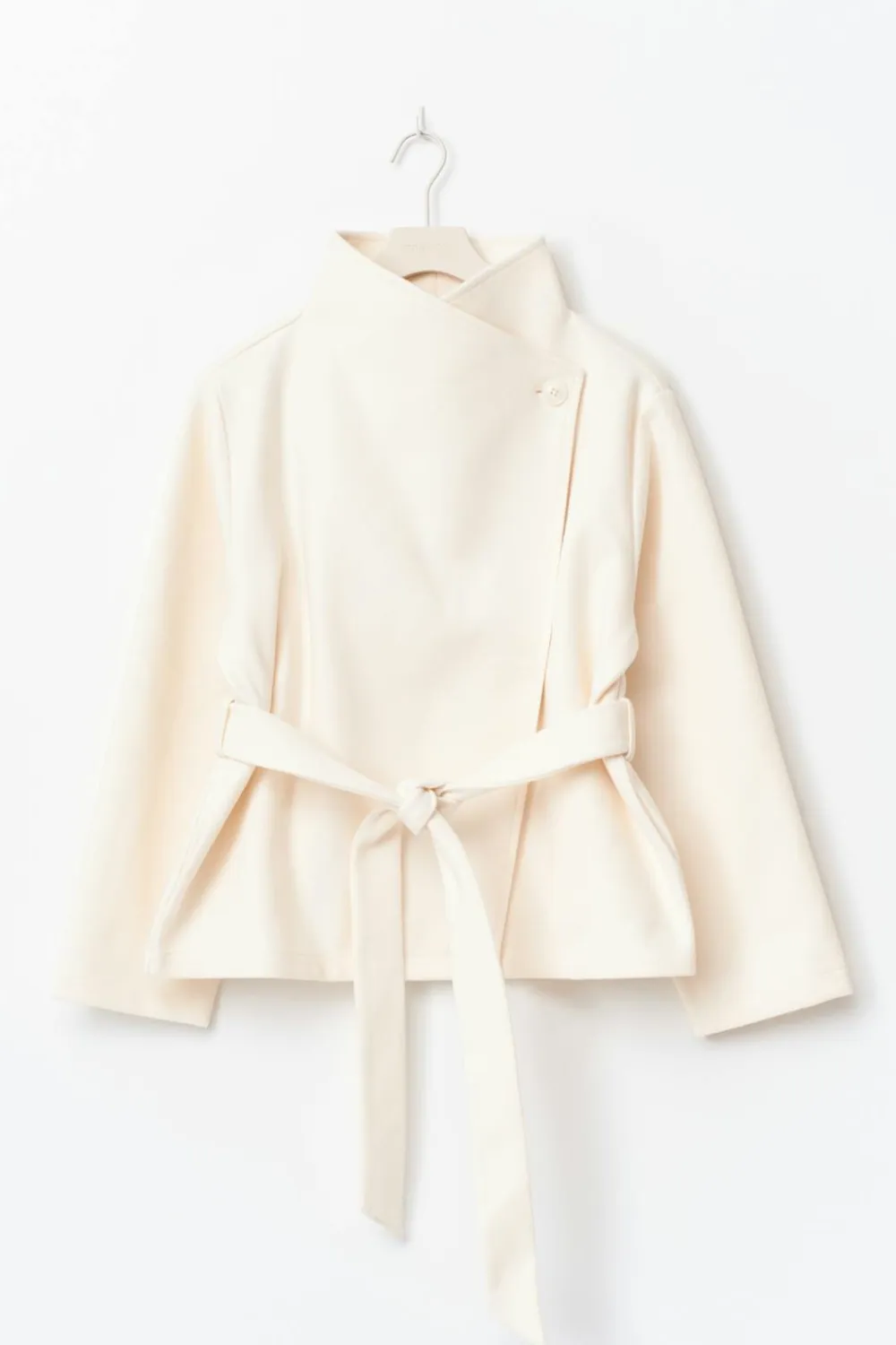 Gina Tricot 14+ fet wrap jacket Hvit Online