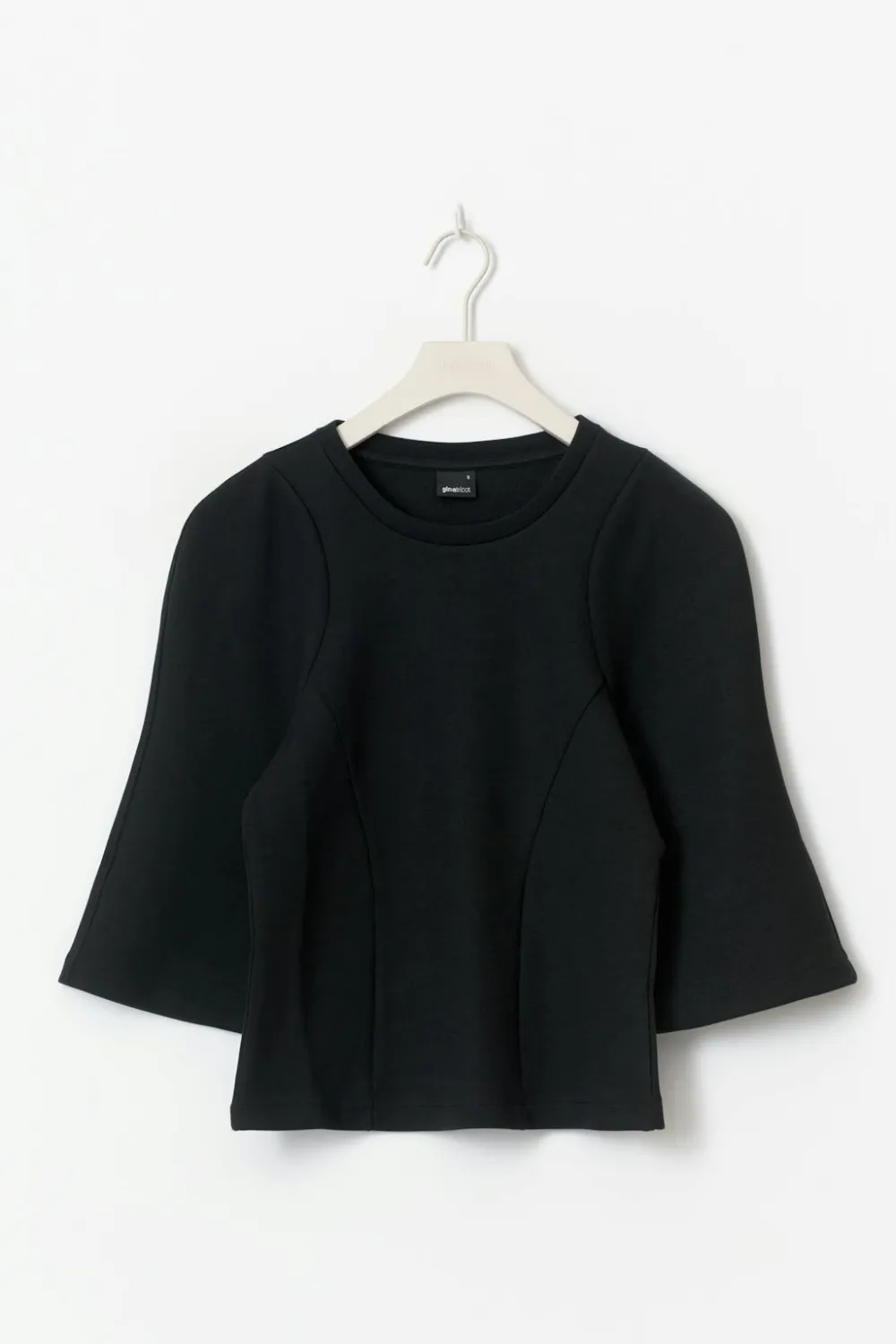 Gina Tricot Fitted top Svart Outlet