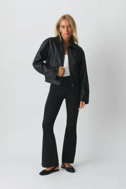 Gina Tricot Fare jerey trouer Svart Online