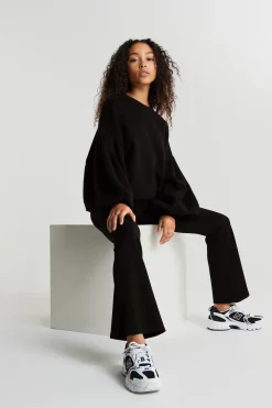 Gina Tricot Fare petite jerey trouer Svart Sale