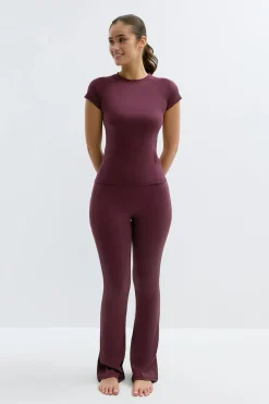Gina Tricot Fare yoga tight Rød Hot