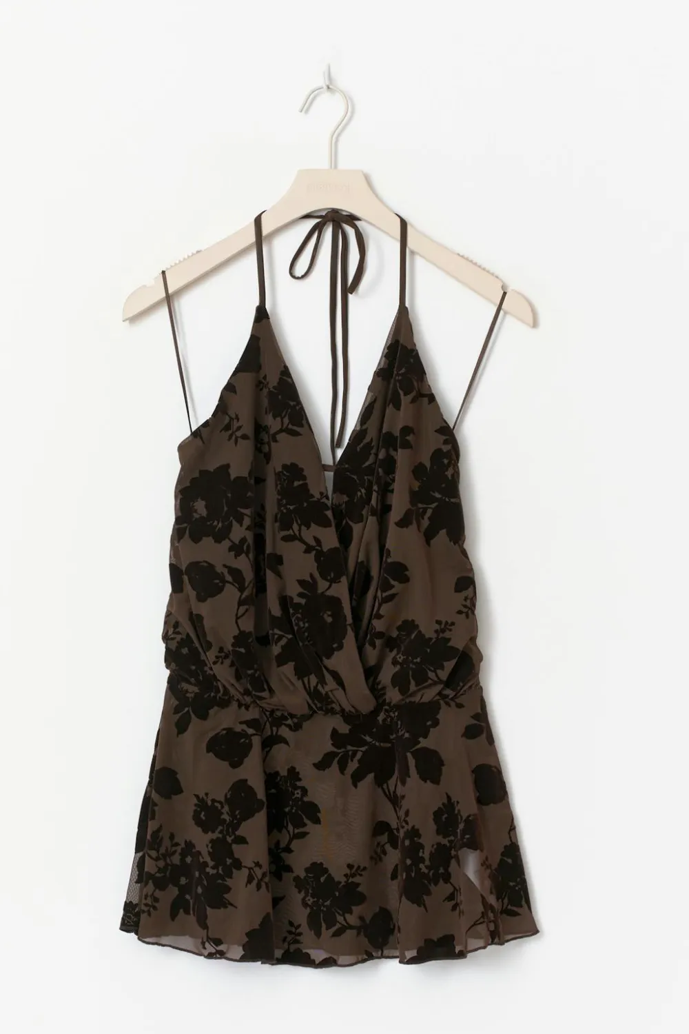 Gina Tricot Fora haterneck top Brun Hot